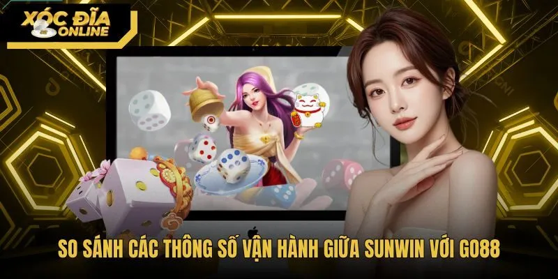 Bảng so sánh thông số vận hành giữa SunWin và Go88